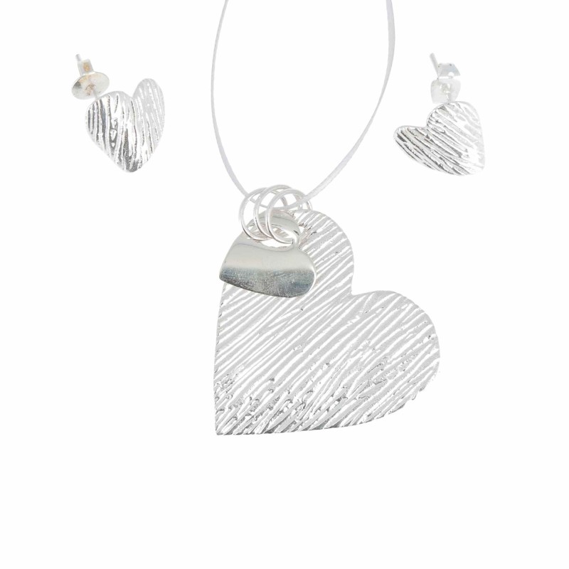 Parure coeur fêtes des mères Parure coeur fêtes des mères