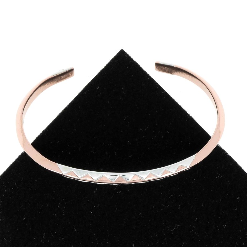 Jonc Ouvert En Argent Massif 925/1000 - Bijou élégant Sans Marque, Avec étiquettes