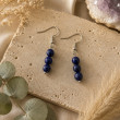Boucles d’oreilles Lapis Lazuli naturel 6 mm | Pierre naturelle