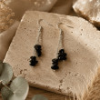 Boucles d’oreilles Obsidienne noire naturelle | Pierre de protection