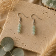 Boucles d’oreilles Aventurine Verte naturelle 4 mm | Pierre naturelle