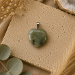 Pendentif cœur en Labradorite naturelle 20 mm