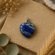 Pendentif cœur Lapis Lazuli naturel 20 mm | Pierre de sagesse