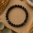 Bracelet Agate Œil naturelle AAA 6 mm | Pierre du Brésil