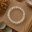 Bracelet Cristal de Roche naturel 8 mm | Pierre du Brésil