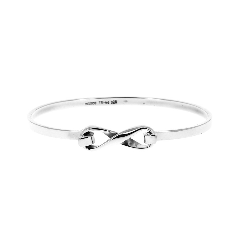 Bracelet En Argent Massif Avec Pierre D'ambre Noir - Occasion Porté - Style Bohème