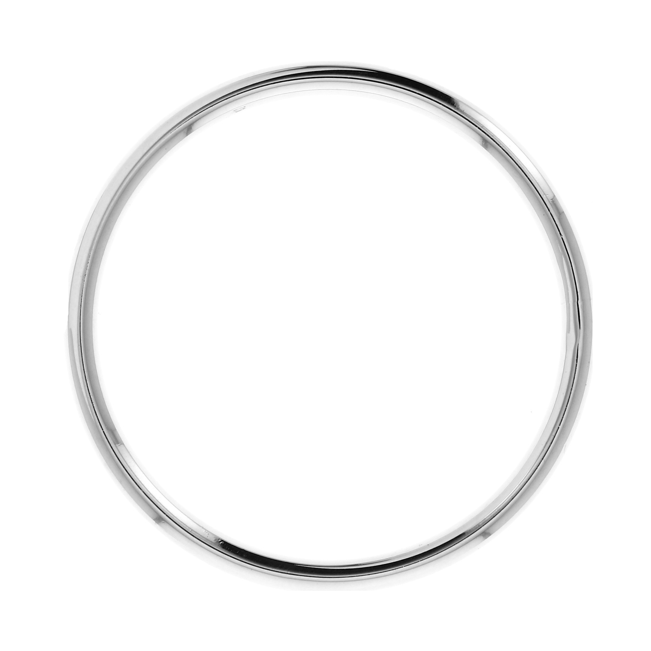 Bracelet en argent jonc tube creux