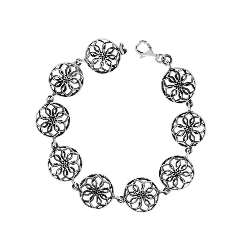 Bracelet En Argent Avec Strass (zircon) - Neuf Avec étiquettes, Marque Corbeille D'Or