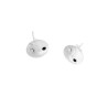 Boucles d'oreilles argent yin yang