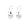 Boucles d'oreilles en argent petit coeur