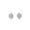 Boucles d'oreilles en argent grappe de petites boules