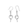 Boucles d'oreilles en argent boucle