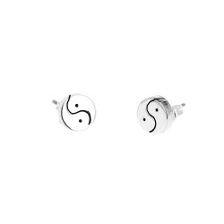 Petites boucles d'oreilles yin yang