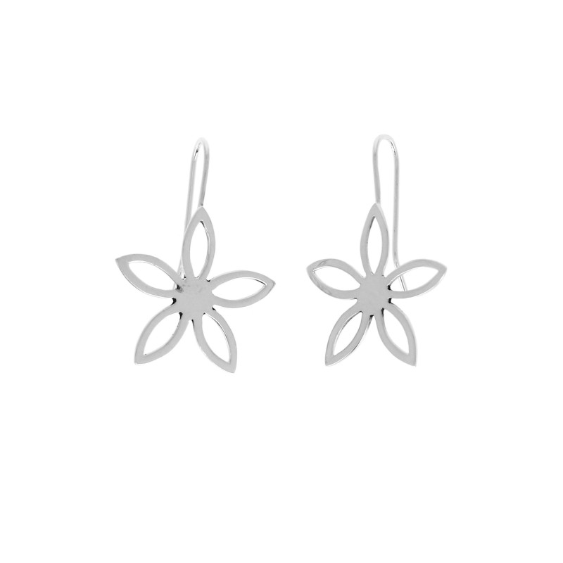 Boucles d'oreilles pour des enfants 102 en Argent 925 1.2mm 12mm