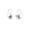 Boucles d'oreilles argent trois demi-sphères