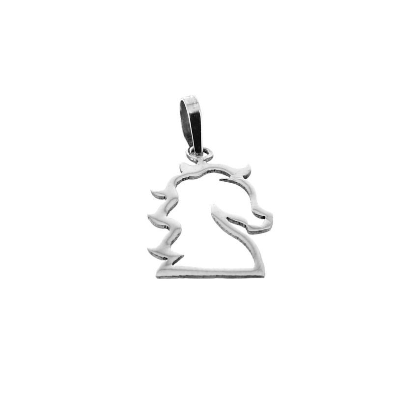 Pendentif charm argent petite tête de cheval Pendentif charm argent petite tête de cheval