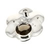 Pendentif argent et cristal grande fleur