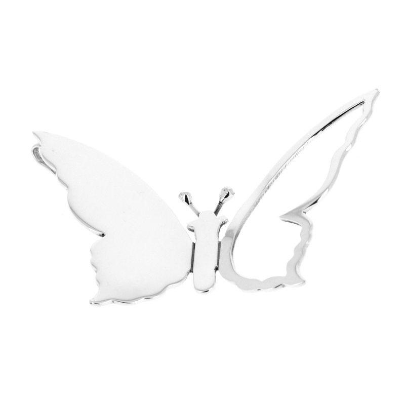 pendentif argent papillon grands ailes