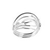 Bague en argent trois tiges qui se croisent