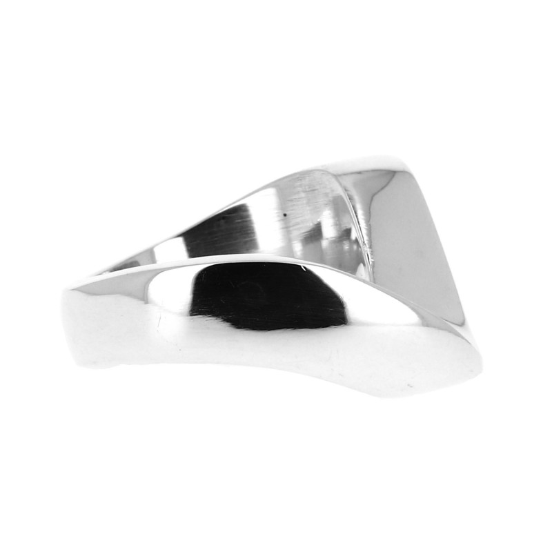 Bague Argent Femme – Taille 55 – Style Vintage Et élégant – Occasion