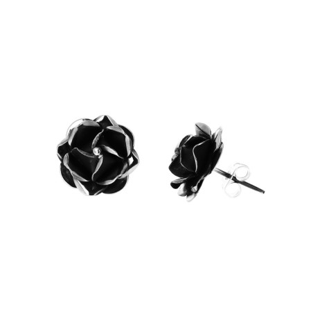 Boucles d'oreilles en argent rose