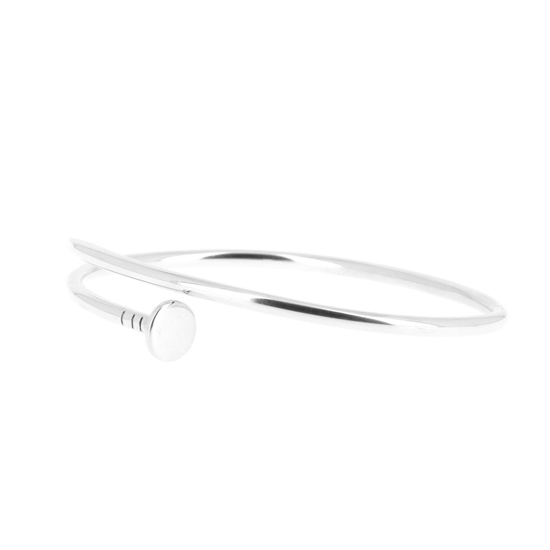 Bracelet Homme jonc en Argent massif 925