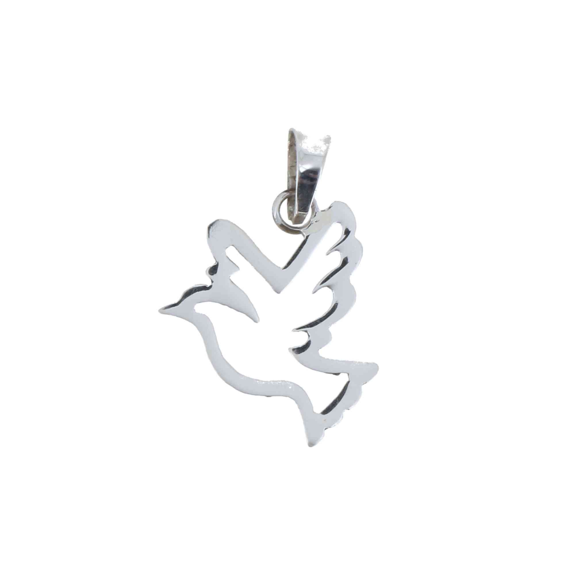 Pendentif Moineau En Argent 925 Plaqué Or - Breloque Pour Bracelet Ou Collier - Taille Mini