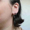 Boucles d'oreilles en argent légère